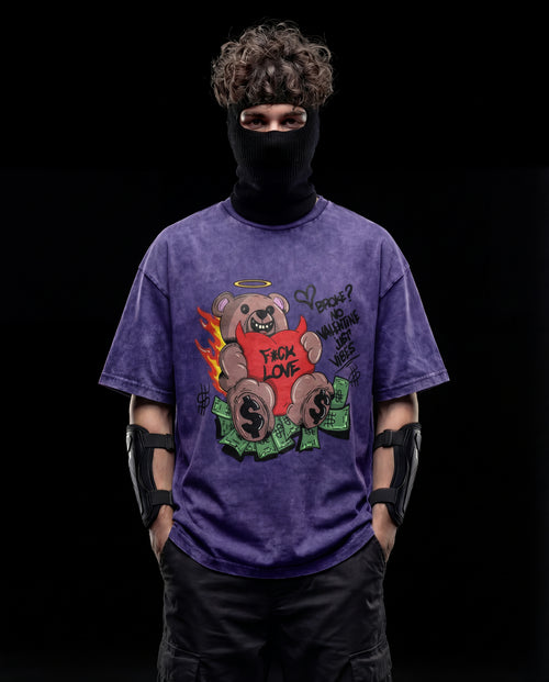 DARK OMEN // PROPHECY PROTOCOL ACID WASH TEE