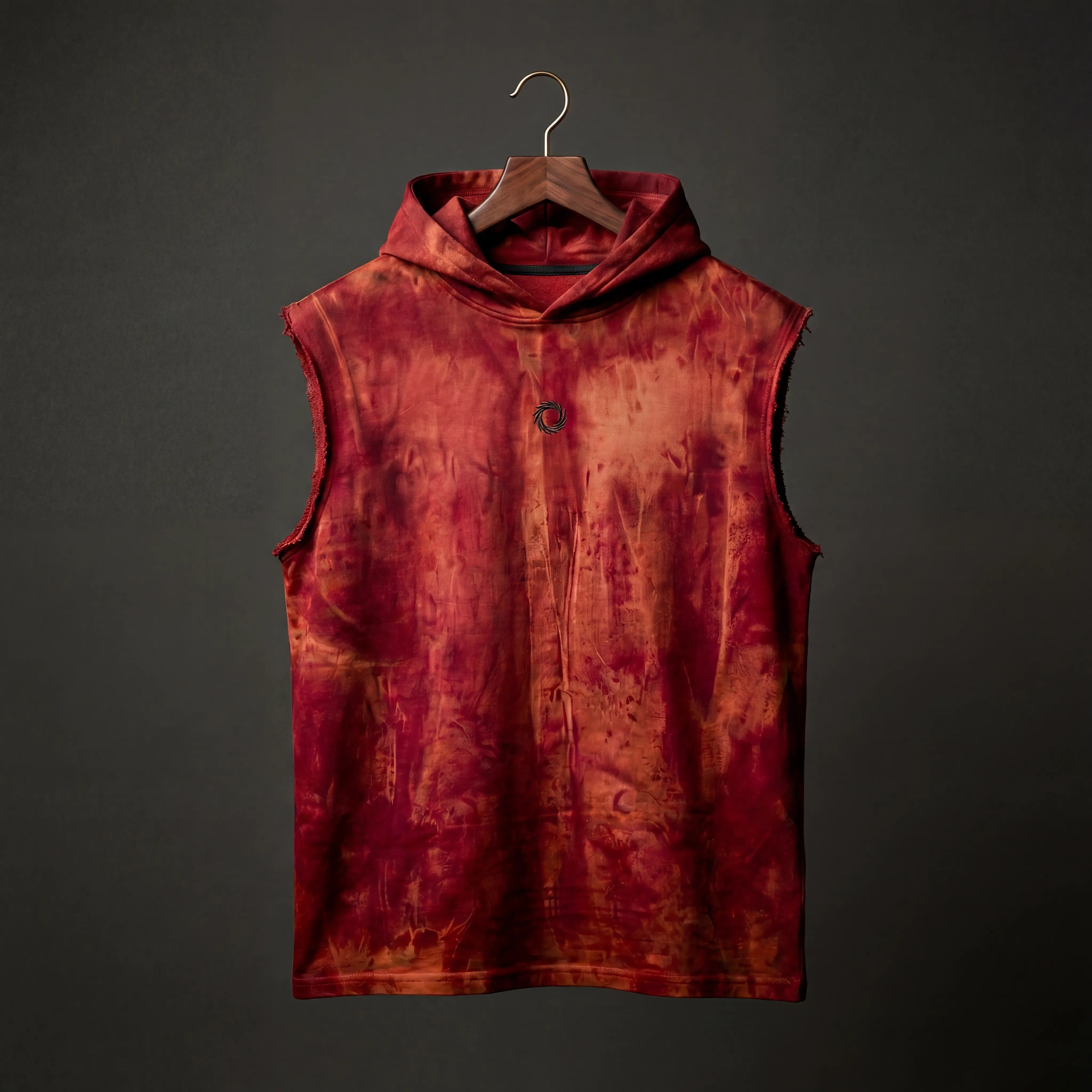 Inferno Veil Sleeveless Oversized Hoodie