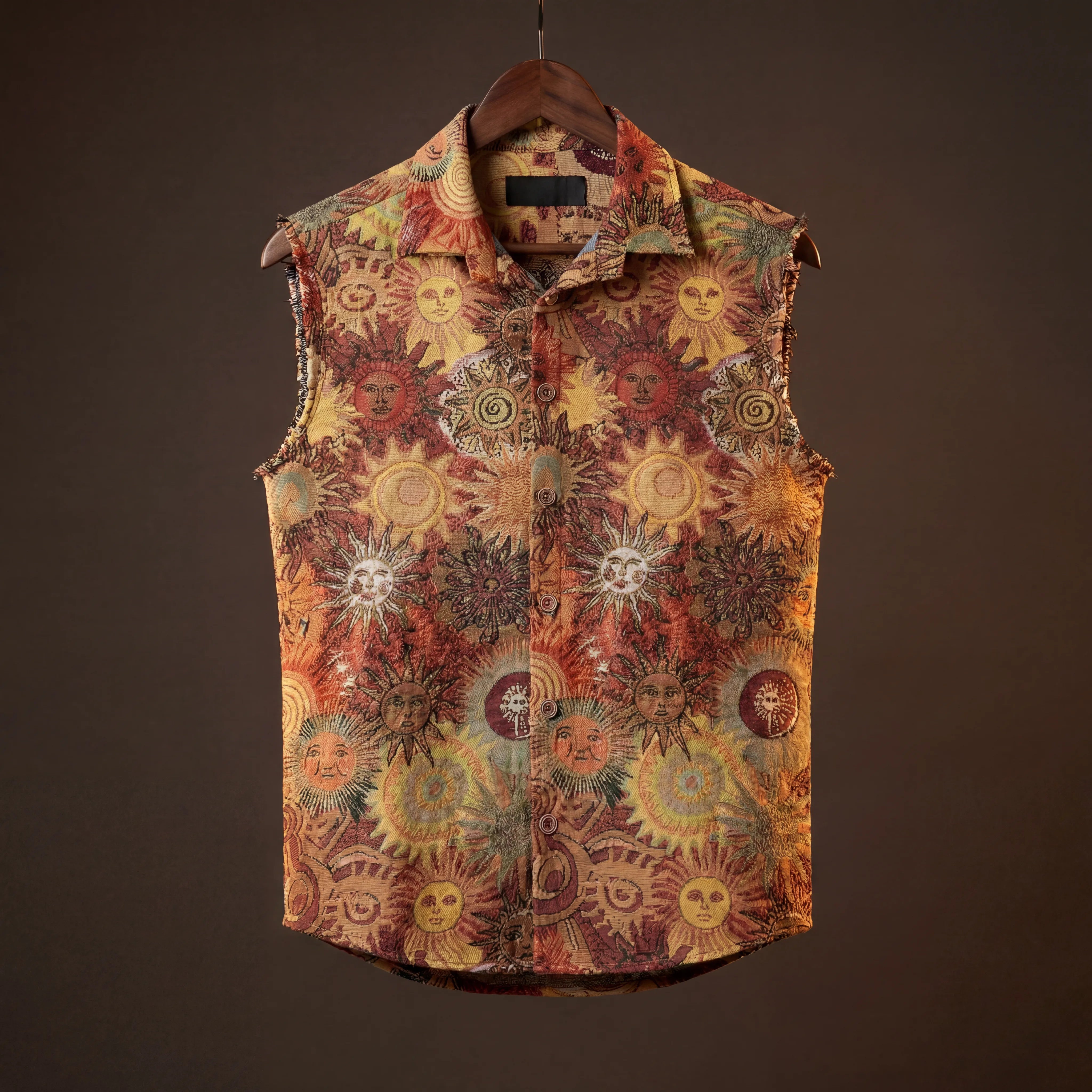 Solar Symphony Jacquard Vest