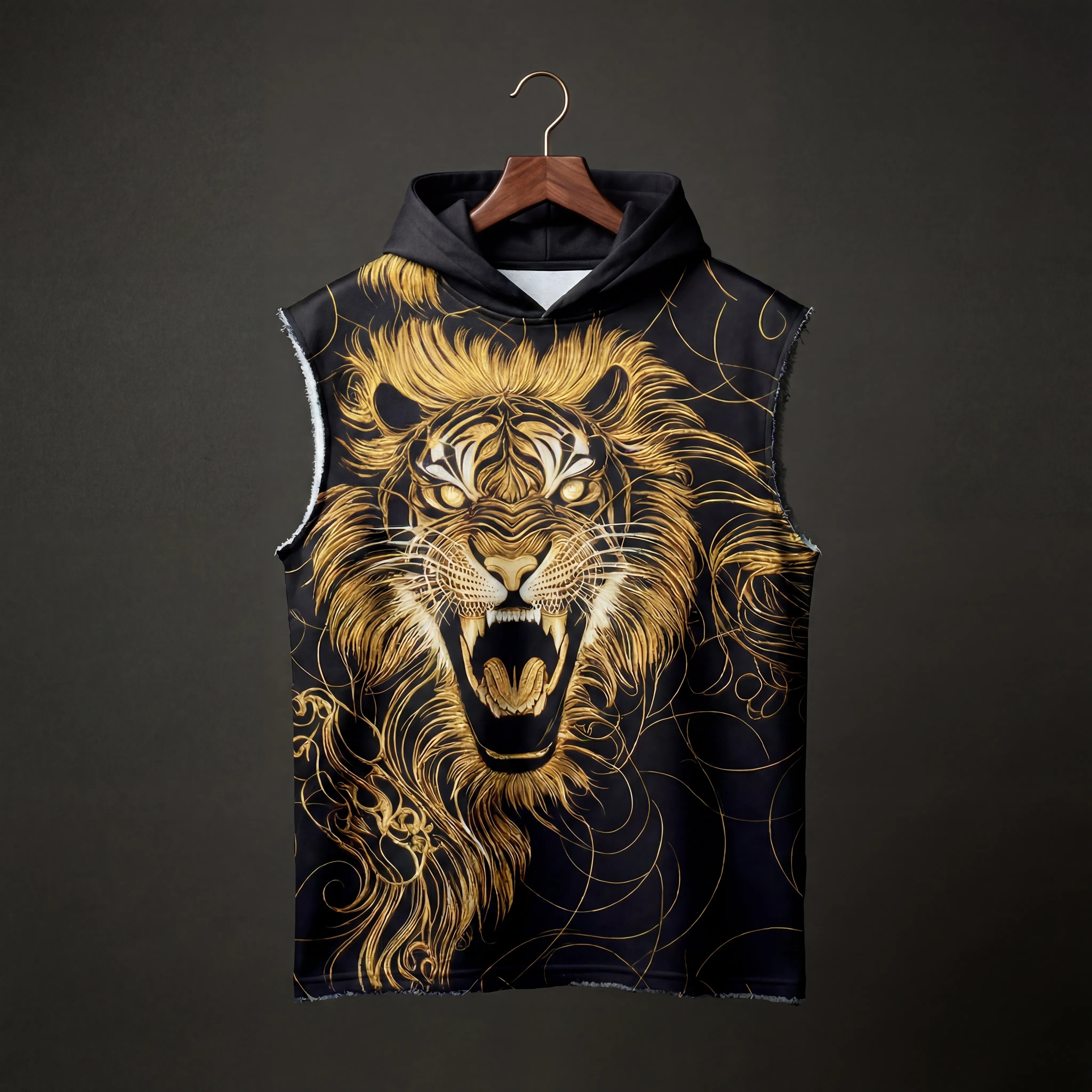 Sleeveless Oversized Hoodie