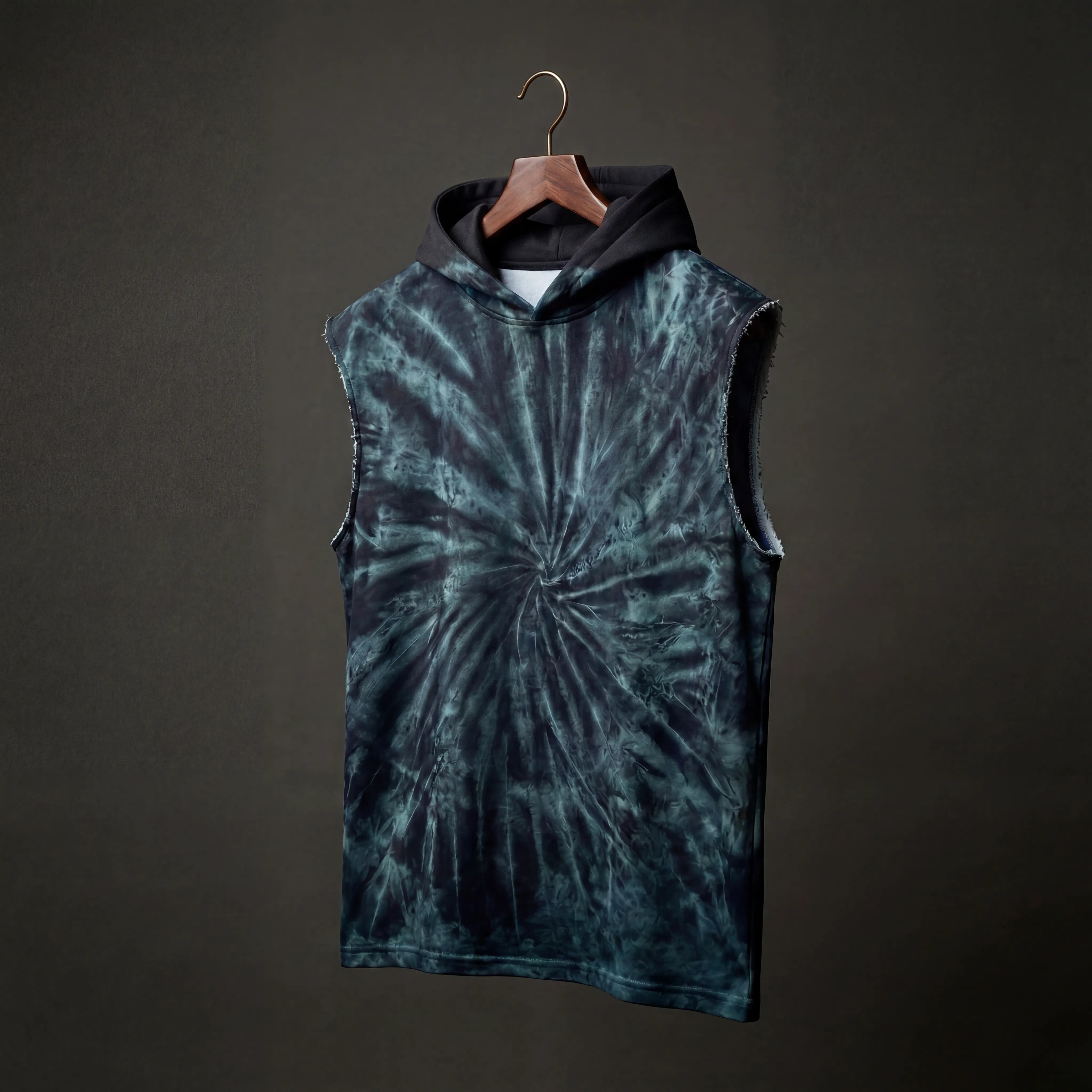 Stormcore Spiral Sleeveless Oversized Hoodie