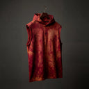 Inferno Veil Sleeveless Oversized Hoodie