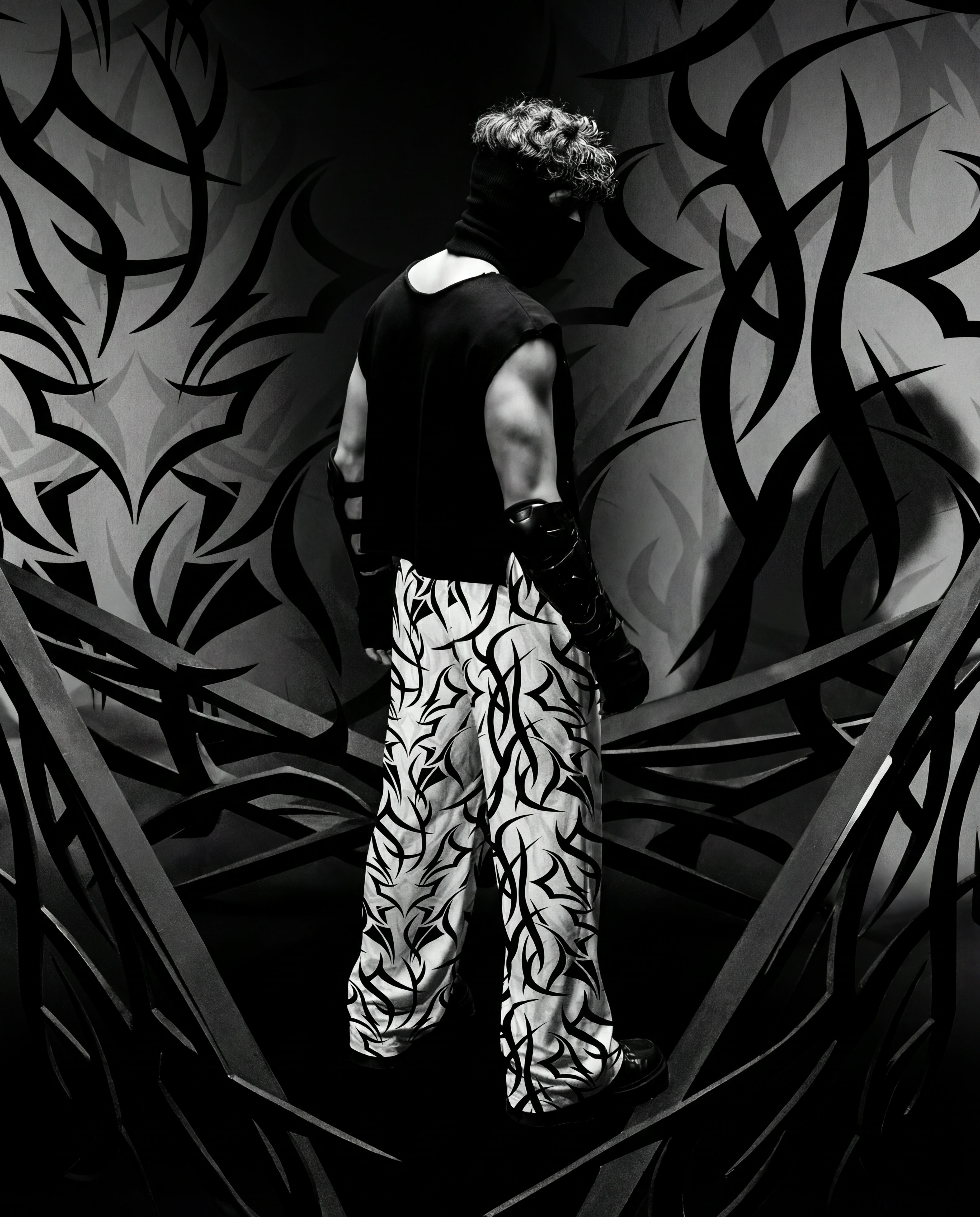 Tribal Edge Printed Baggy Pants