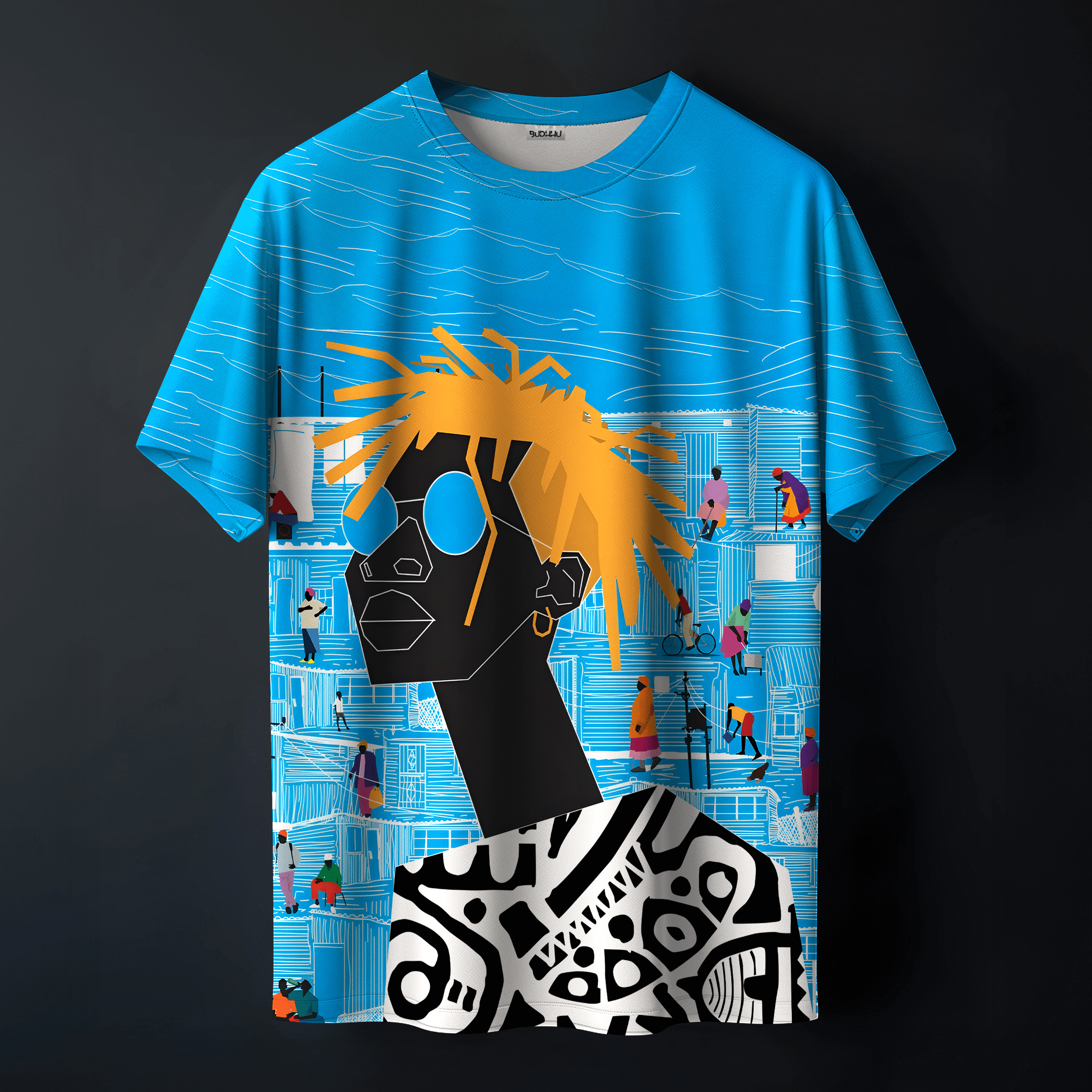 Afro Future Printed Tee
