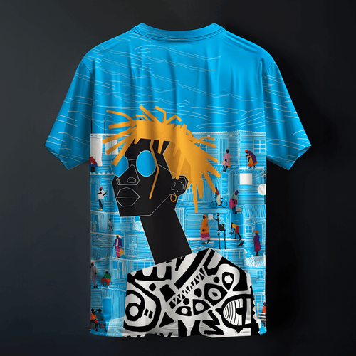 Afro Future Printed Tee