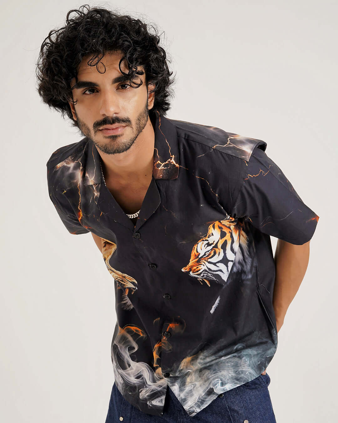 Alpha Inferno Cotton Shirt – Designer Printed Shirt