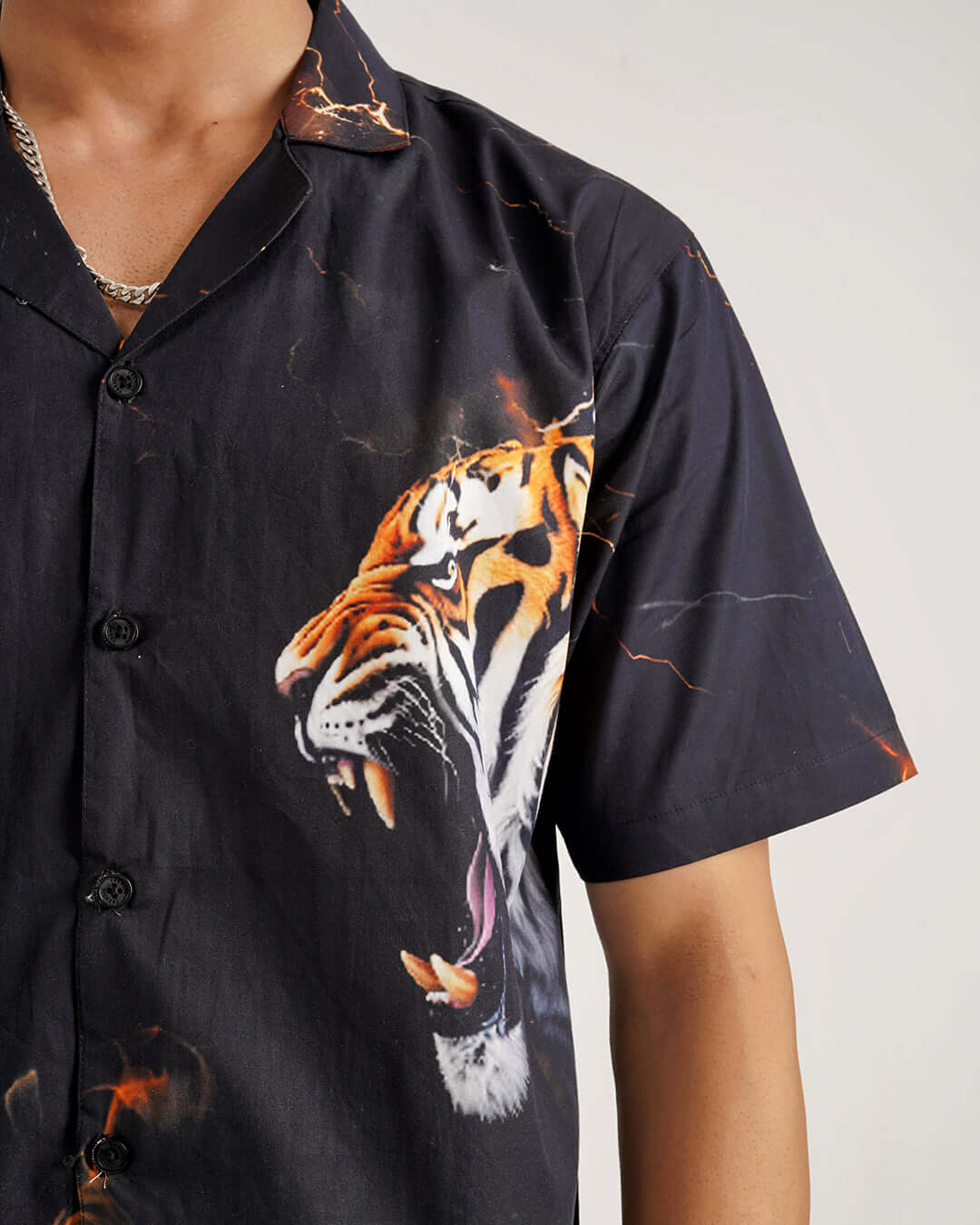 Alpha Inferno Cotton Shirt – Designer Printed Shirt - CLAZZEY