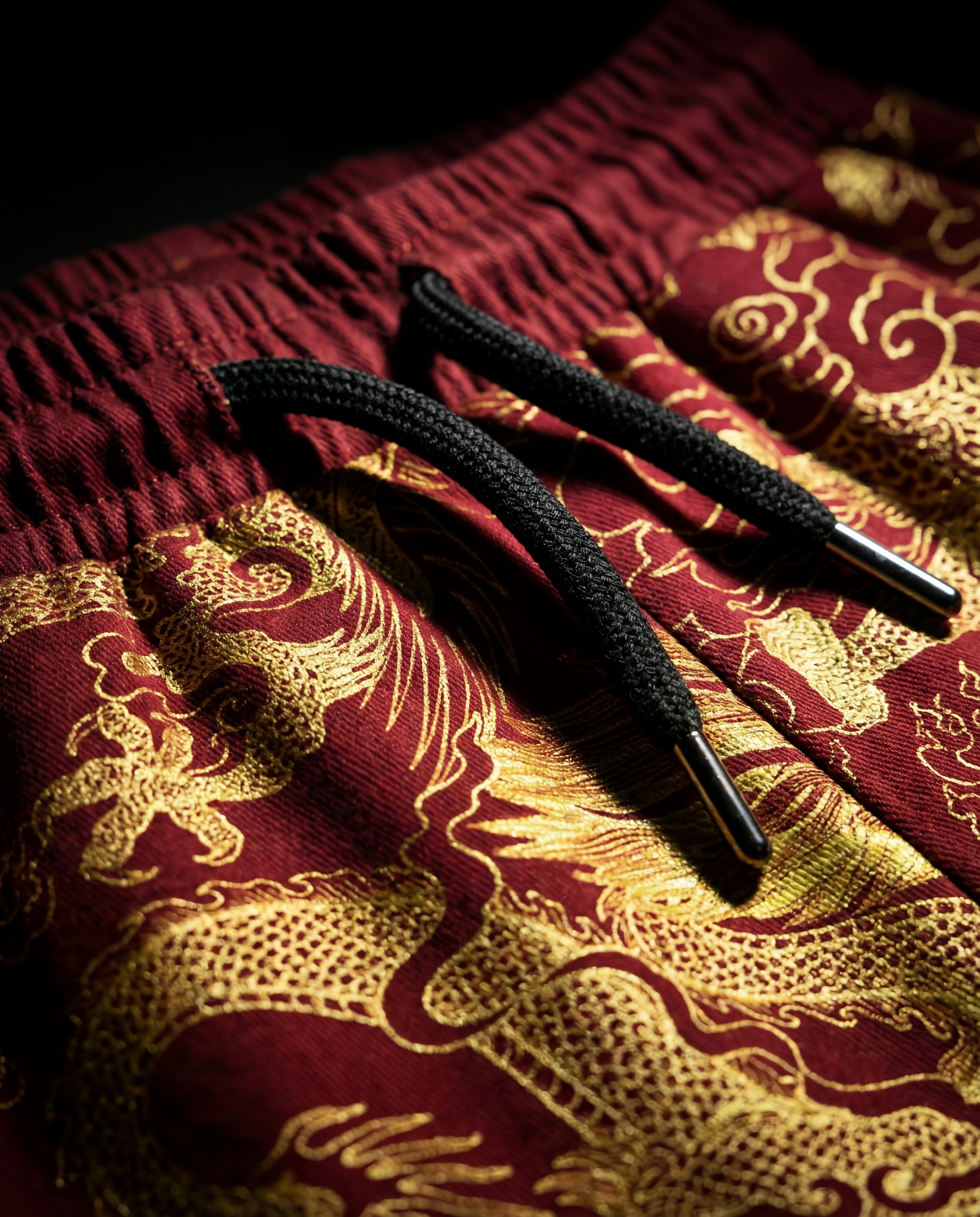 Imperial Dragon Printed Baggy Pants