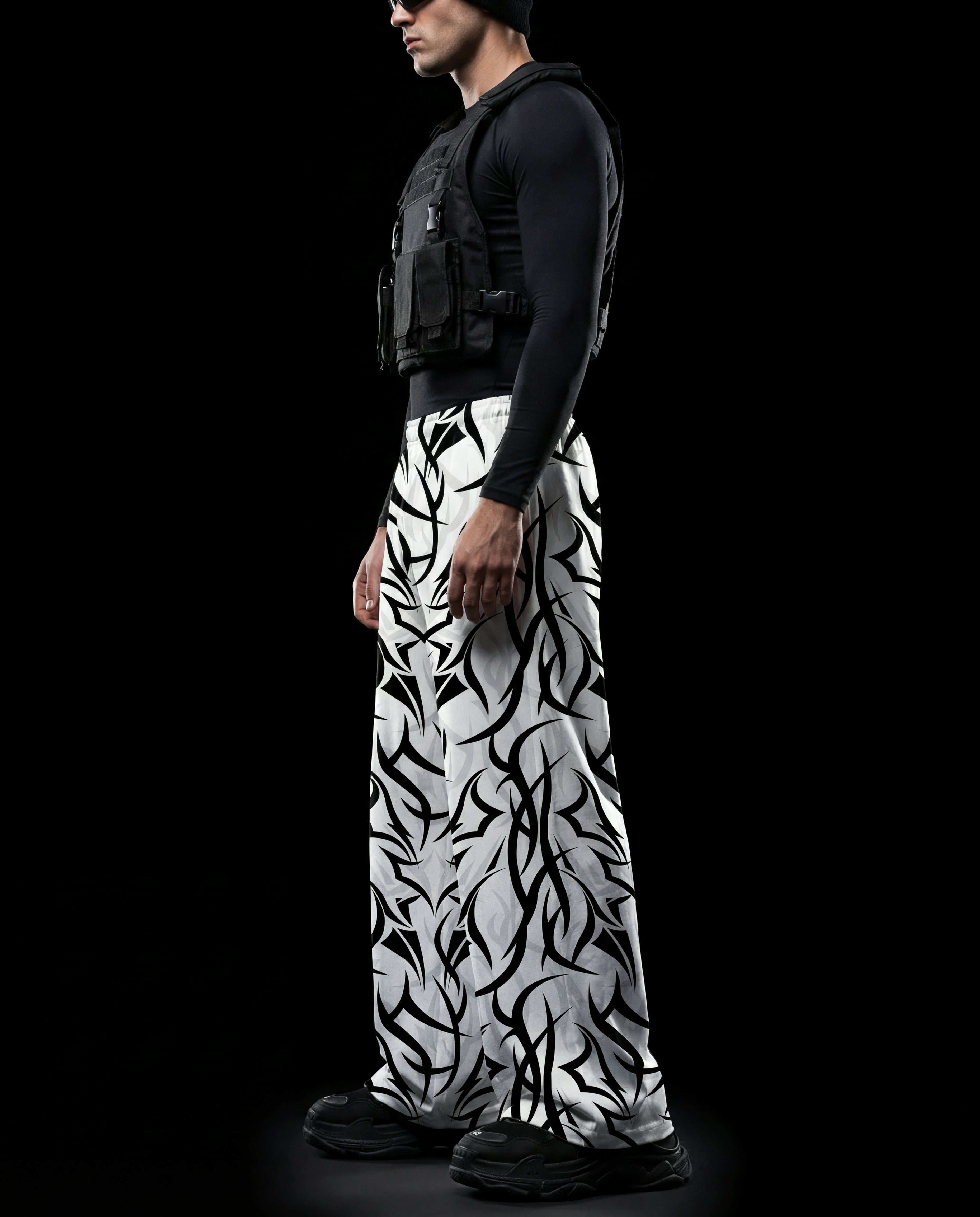 Tribal Edge Printed Baggy Pants