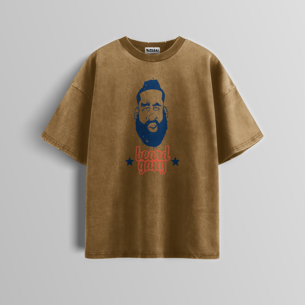 Beard Mafia Acid Wash Tee