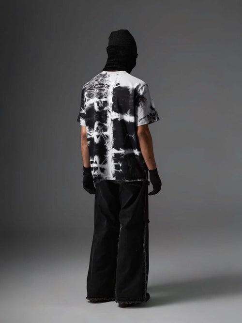 Midnight Mirage Hand Washed Tee for Bold Streetwear Expression