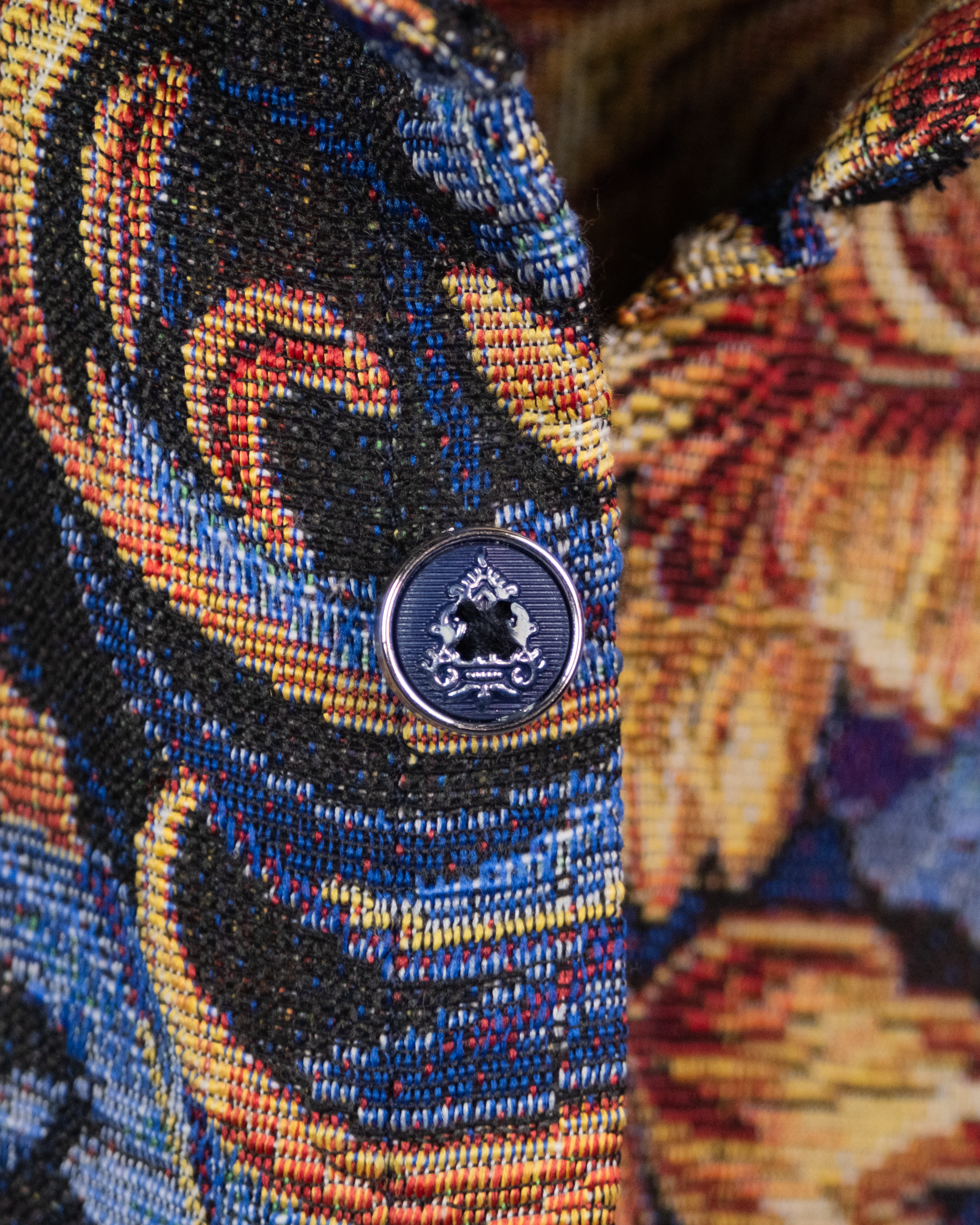 Affordable designer jacquard shacket stylish look