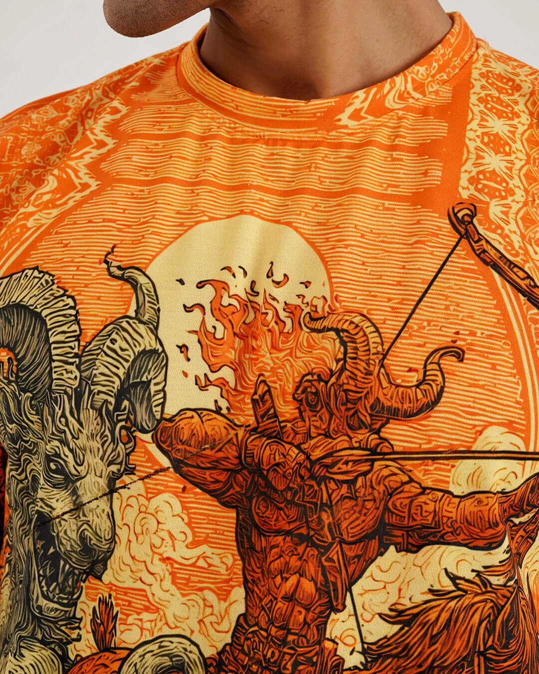 Battleborn Printed Tee oversized fit streetwear tee