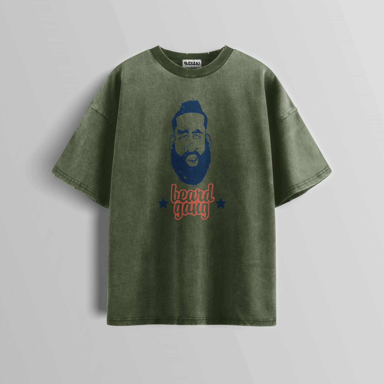 Beard Mafia Acid Wash Tee