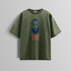 Beard Mafia Acid Wash Tee