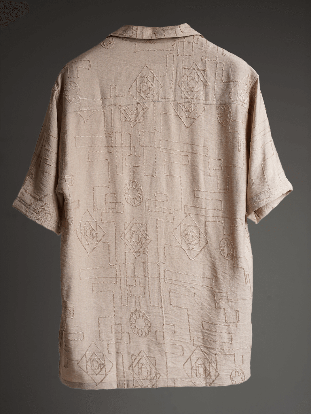 Beige Breeze Knitted Shirt