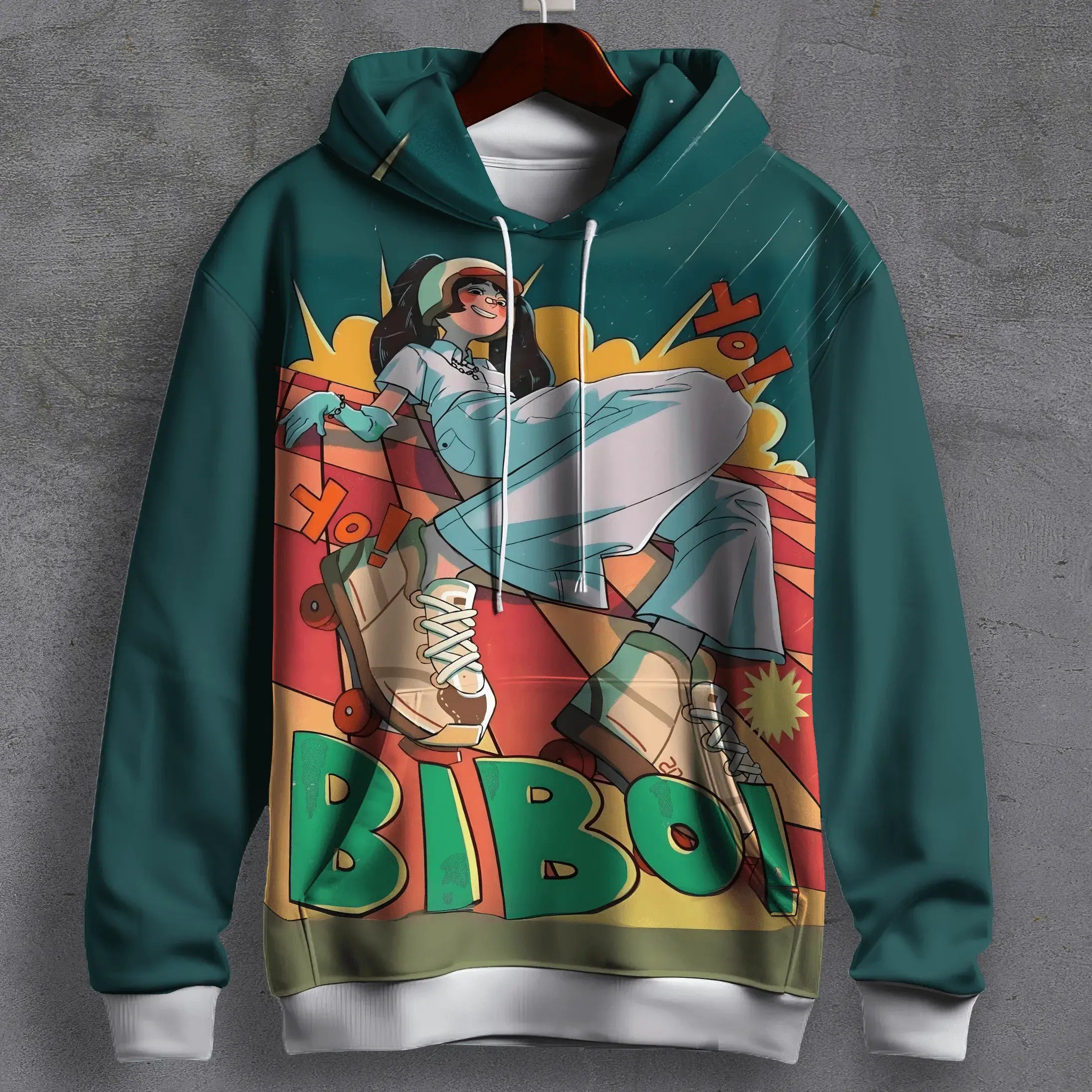 Bibo Blast Printed Hoodie