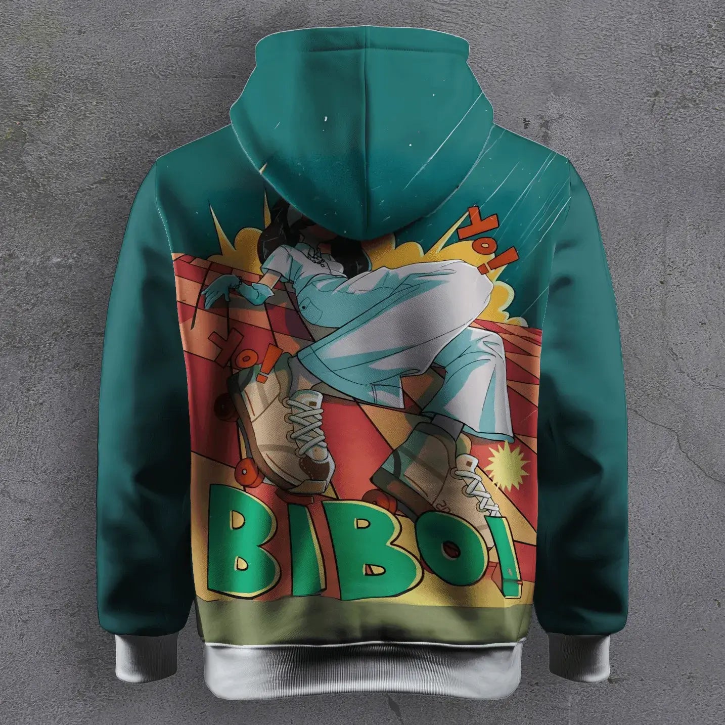 Bibo Blast Printed Hoodie