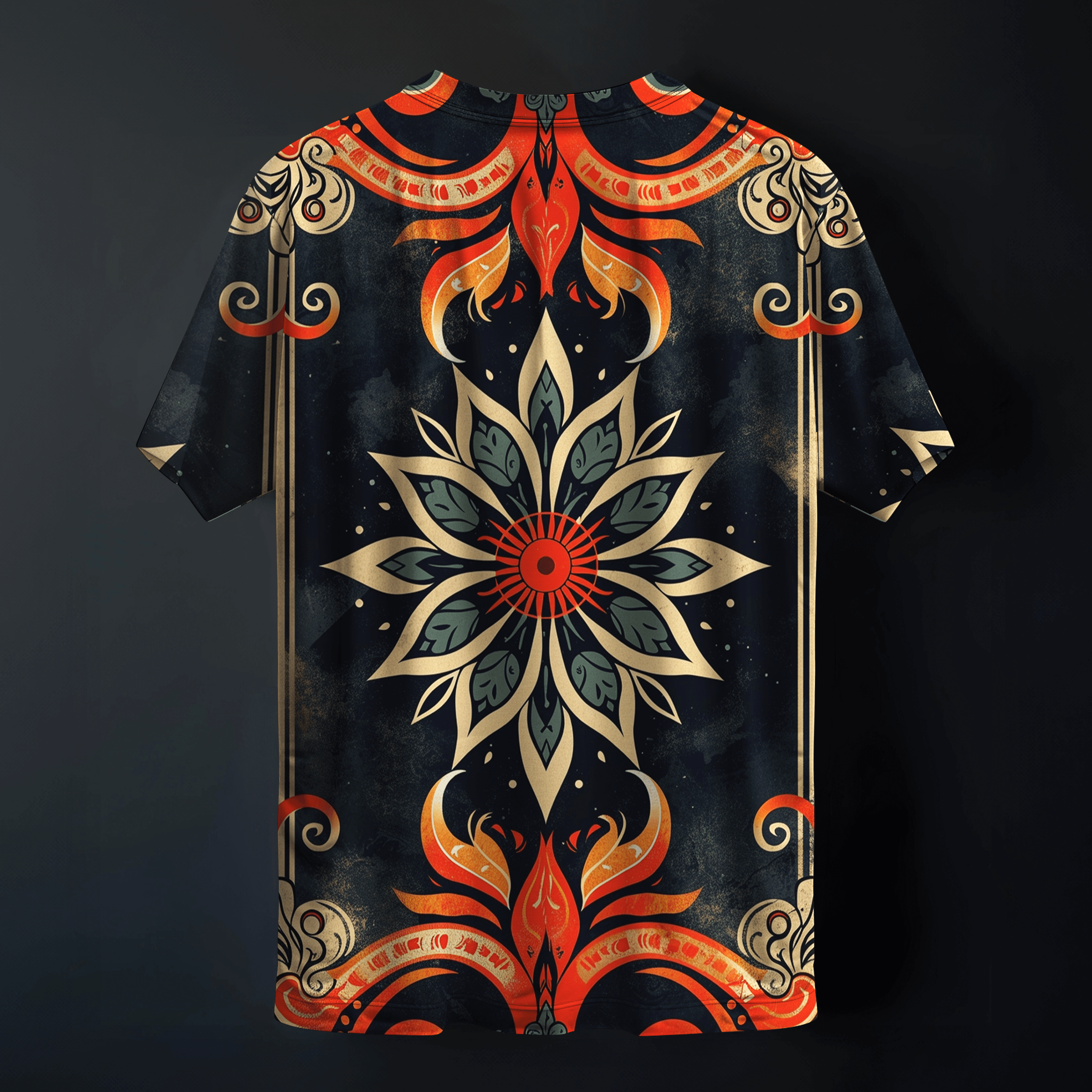 Blaze of Blossom Printed Tee