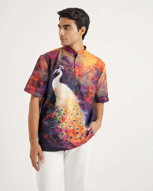 Blue Reverie Short Kurta