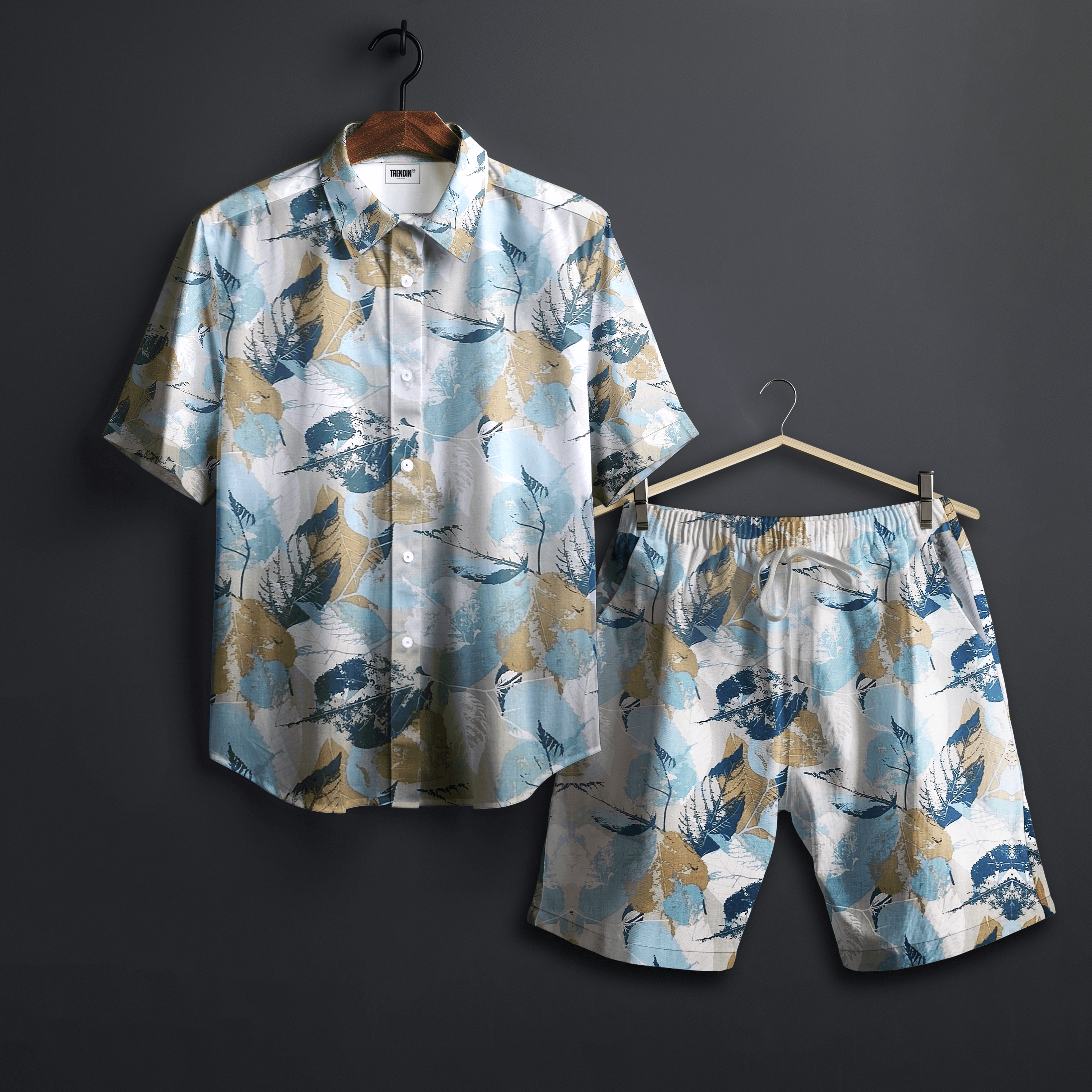 Breezy Bloom Shirts and Short Set | 100% cotton