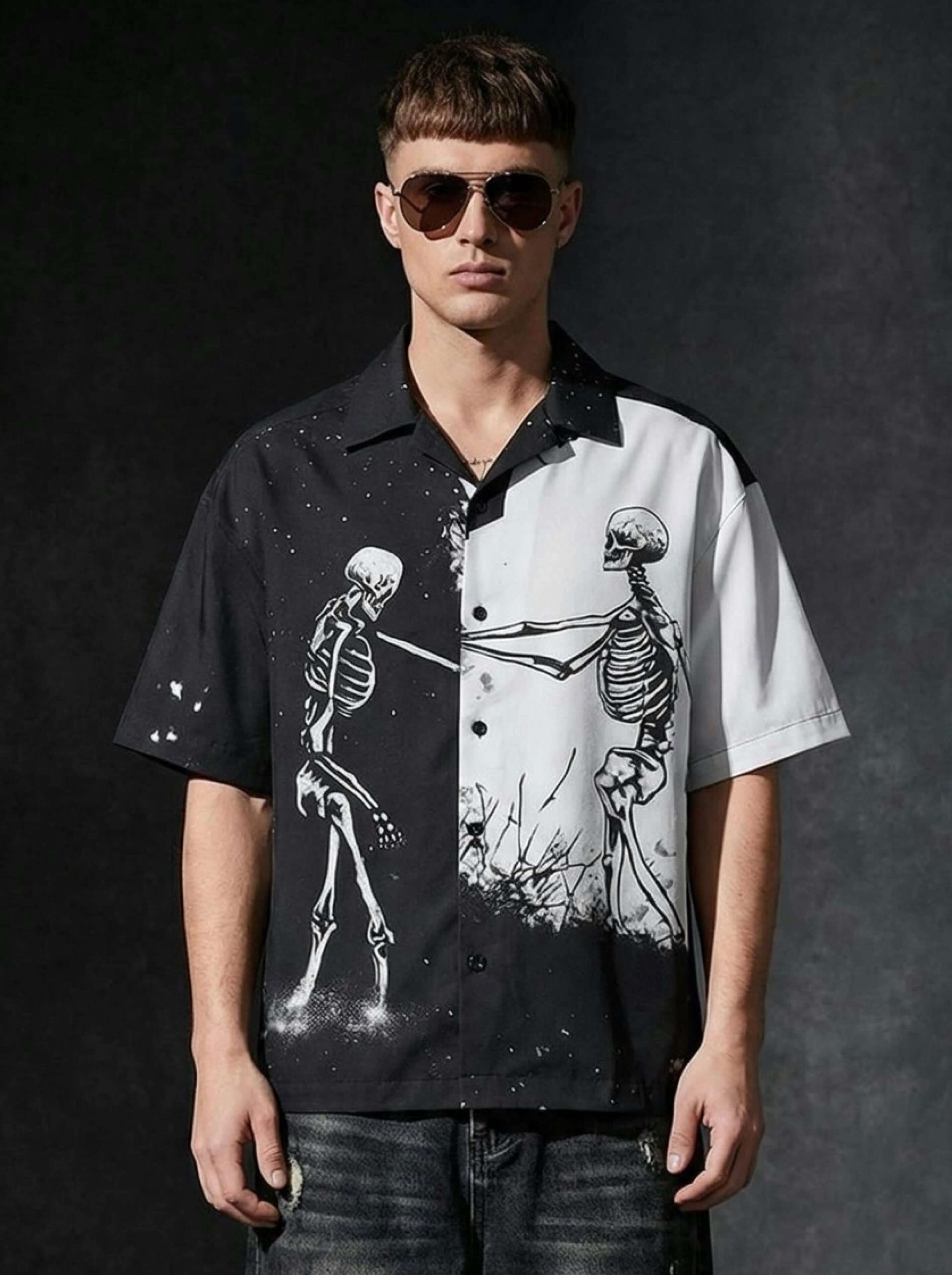 Celestial Allies Cotton Shirt – Designer Shirt for Men