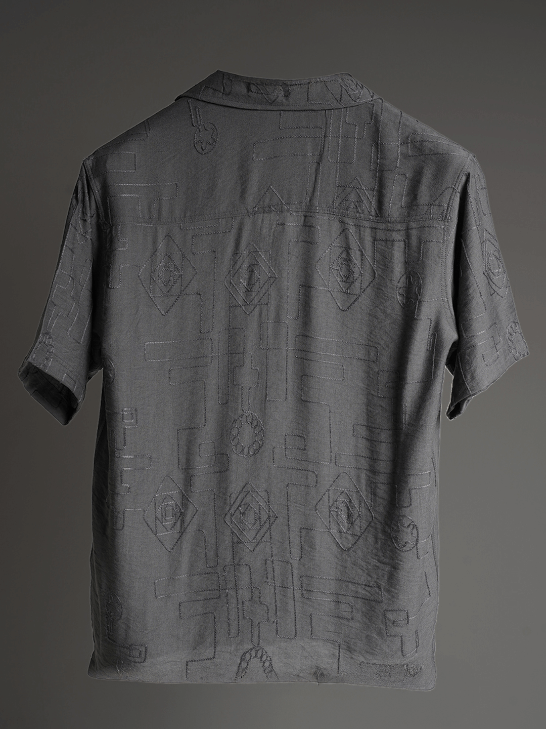 Charcoal Classic Knitted Shirt