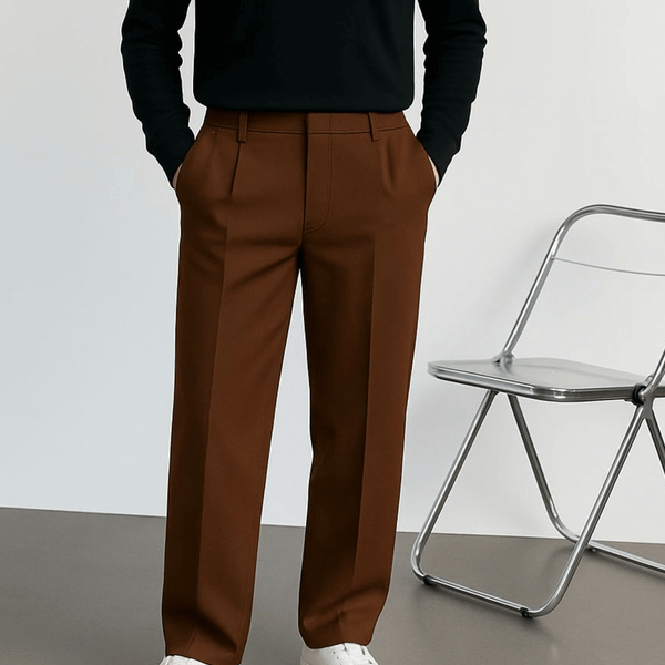 Cocoa Brown Stretch Pants