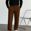Cocoa Brown Stretch Pants for Warm and Comfortable Streetwear