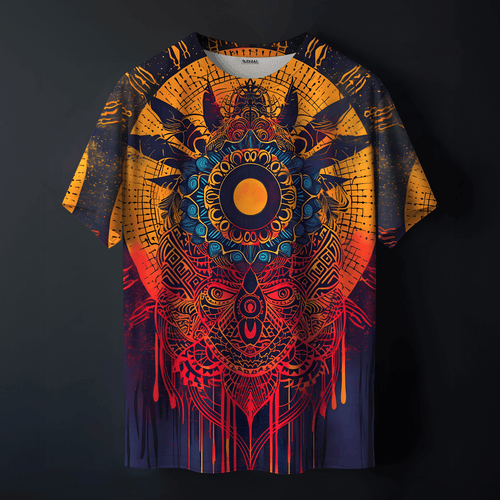Cosmic Manga Printed Tee