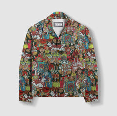 Cultural Canvas Shacket
