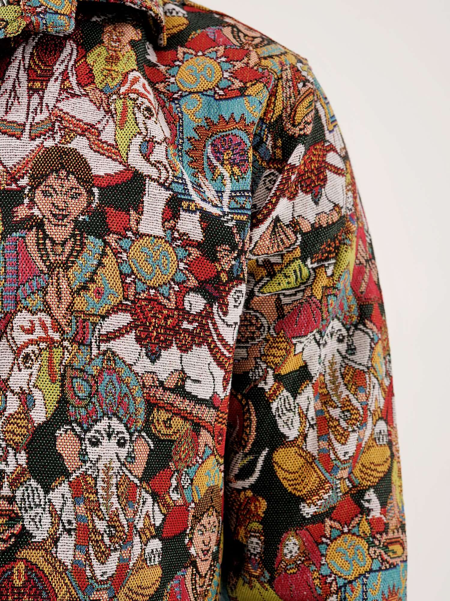 Cultural Canvas Shacket – A Smart Casual Layer - CLAZZEY