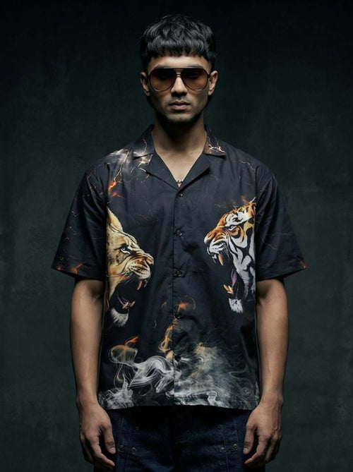 Alpha Inferno Cotton Shirt – Designer Printed Shirt