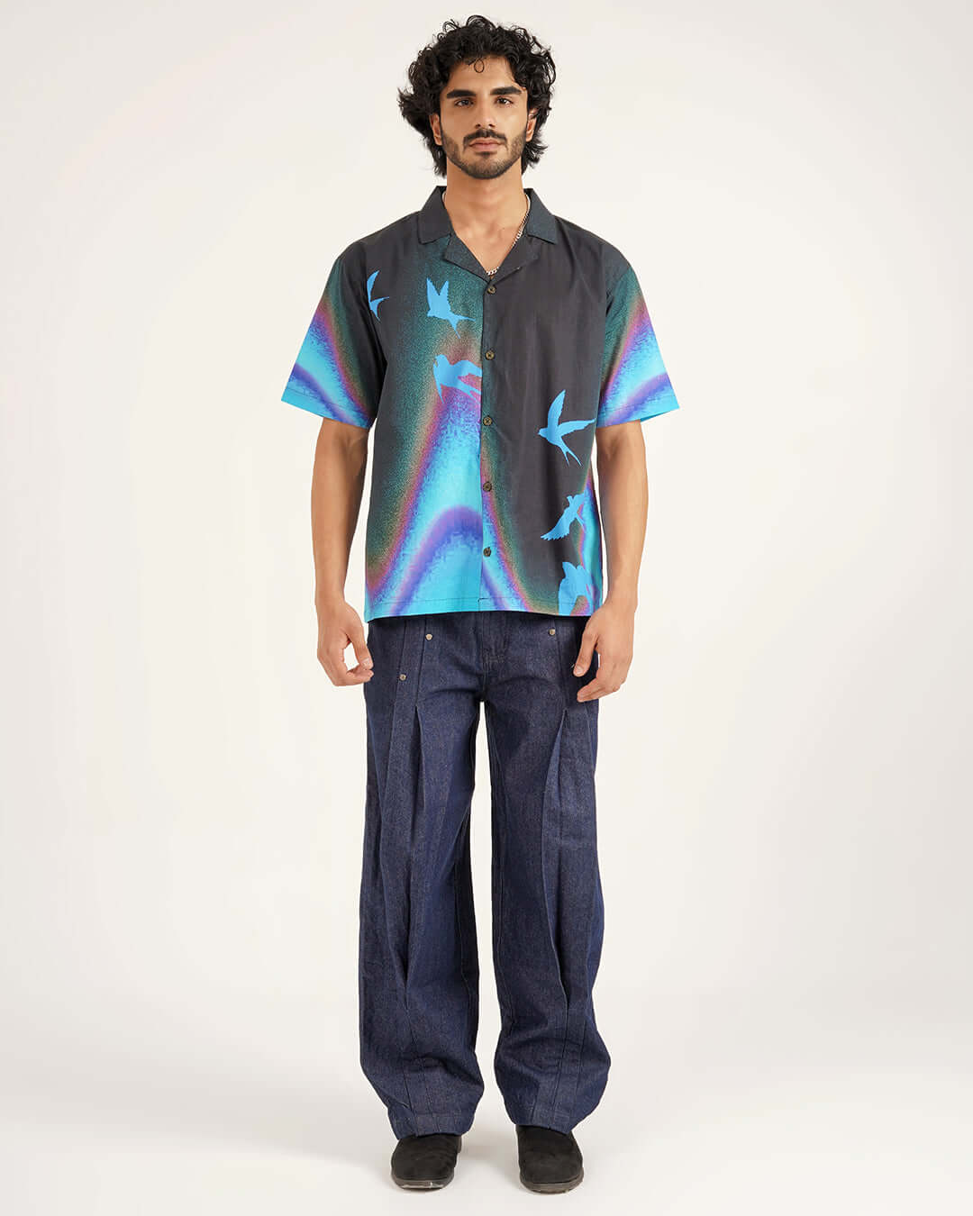 Wings of Freedom Cotton Shirt – Designer Printed Shirt