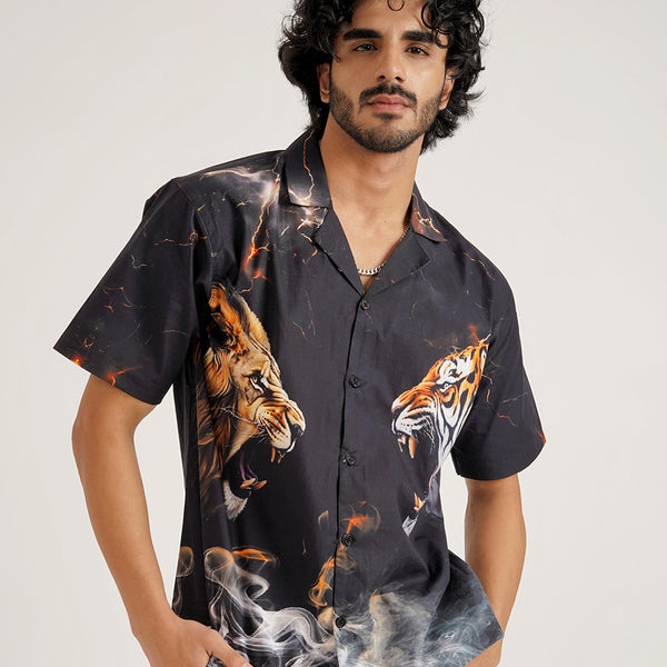 Alpha Inferno Cotton Shirt – Designer Printed Shirt