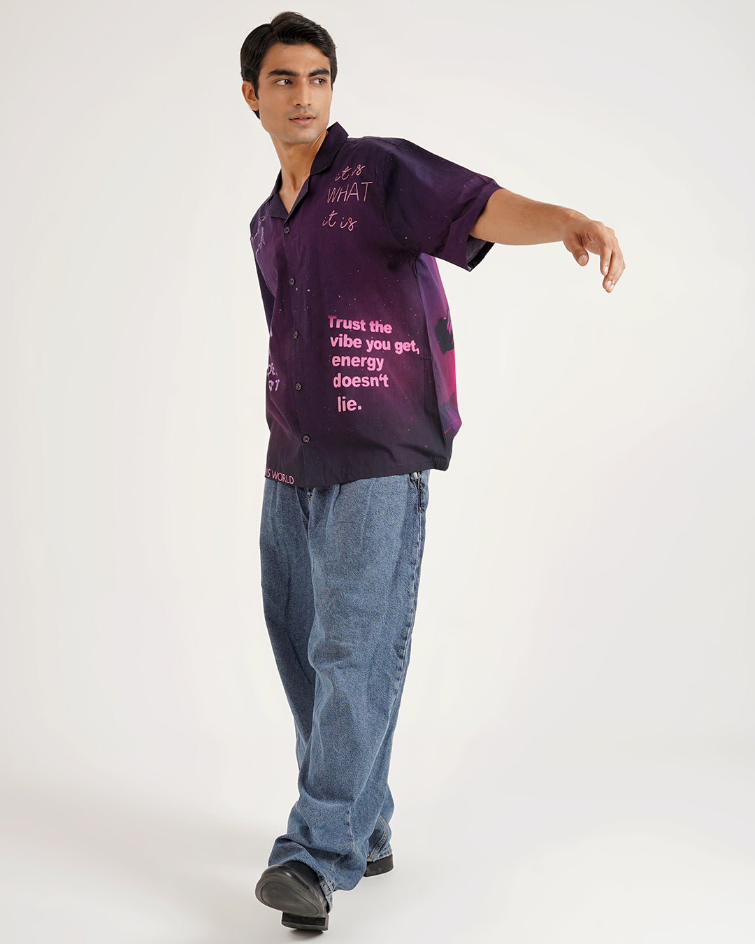 Cosmic Verse Cotton Shirt – Exclusive Designer Shirt