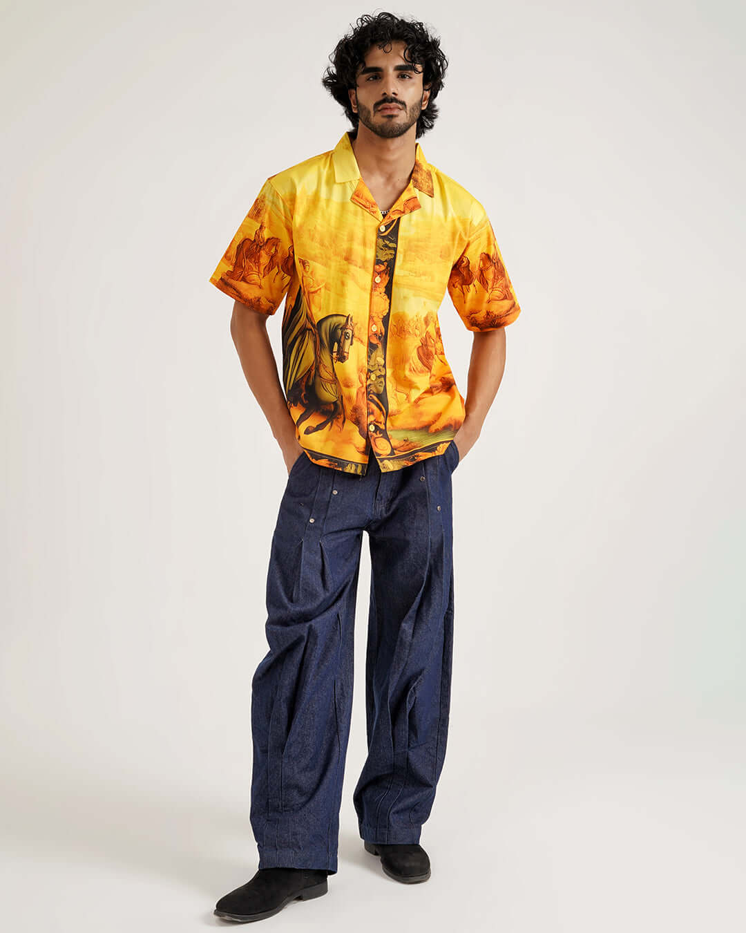 Golden Odyssey Cotton Shirt – Premium Shirt for Men