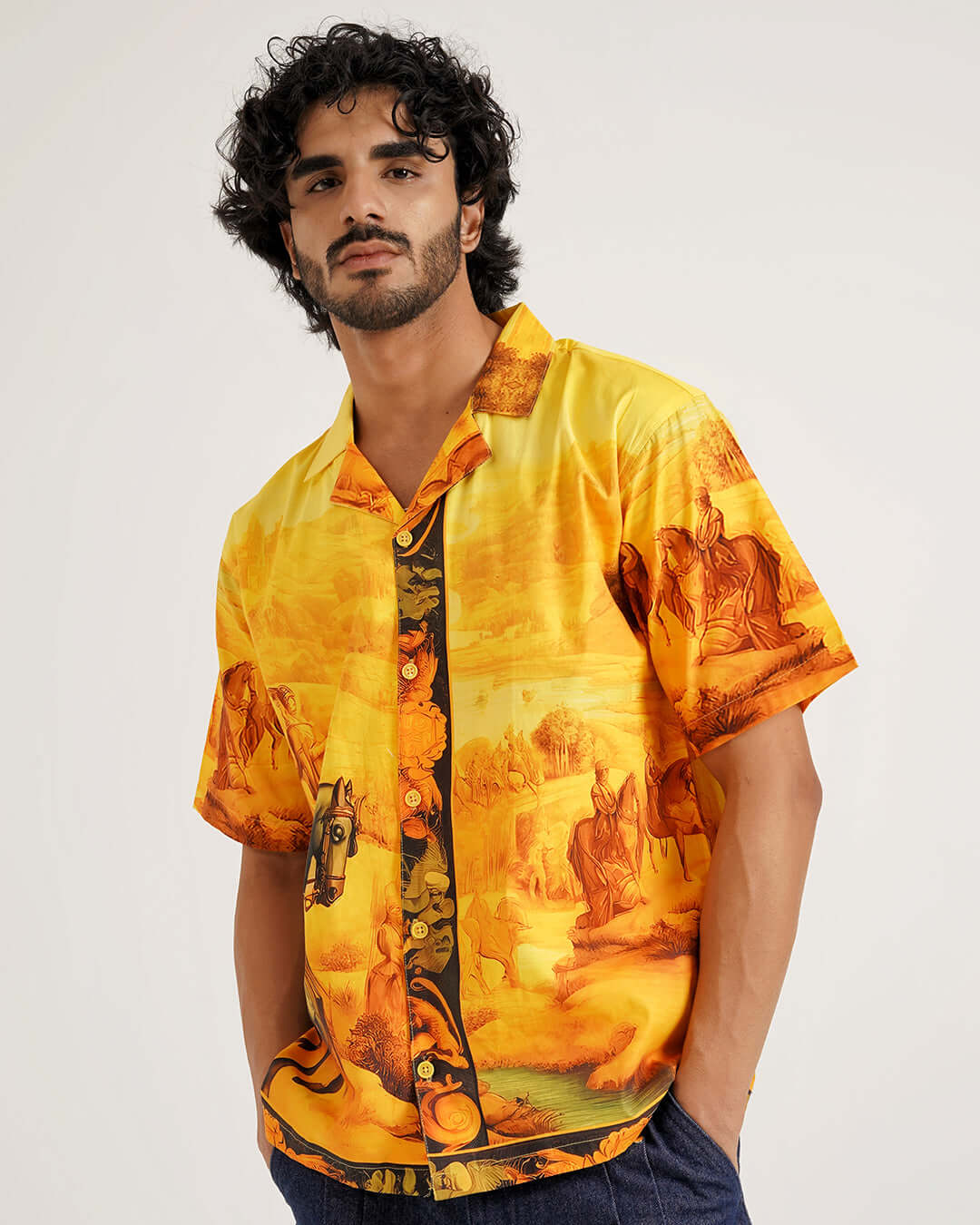 Golden Odyssey Cotton Shirt – Premium Shirt for Men