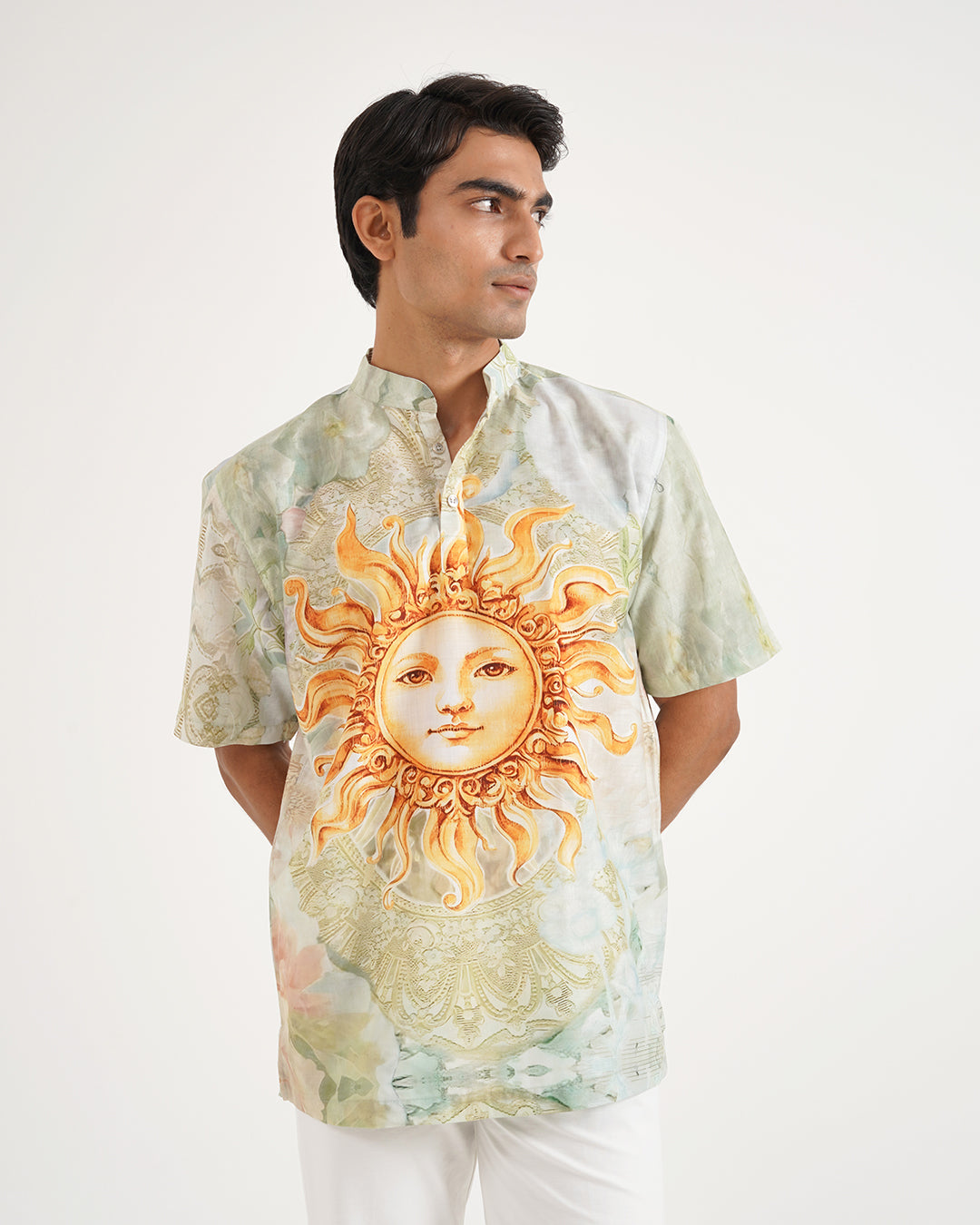 White Heat Short Kurta