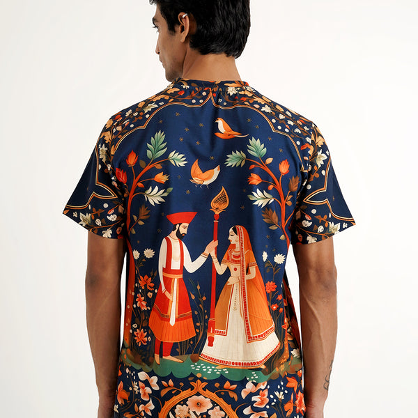 Royal Union Printed Tee – Bold Cotton Graphic T-Shirt