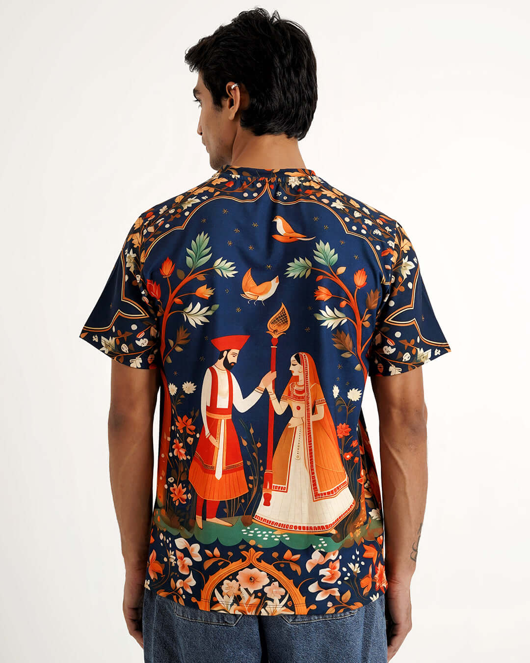 Royal Union Printed Tee – Bold Cotton Graphic T-Shirt