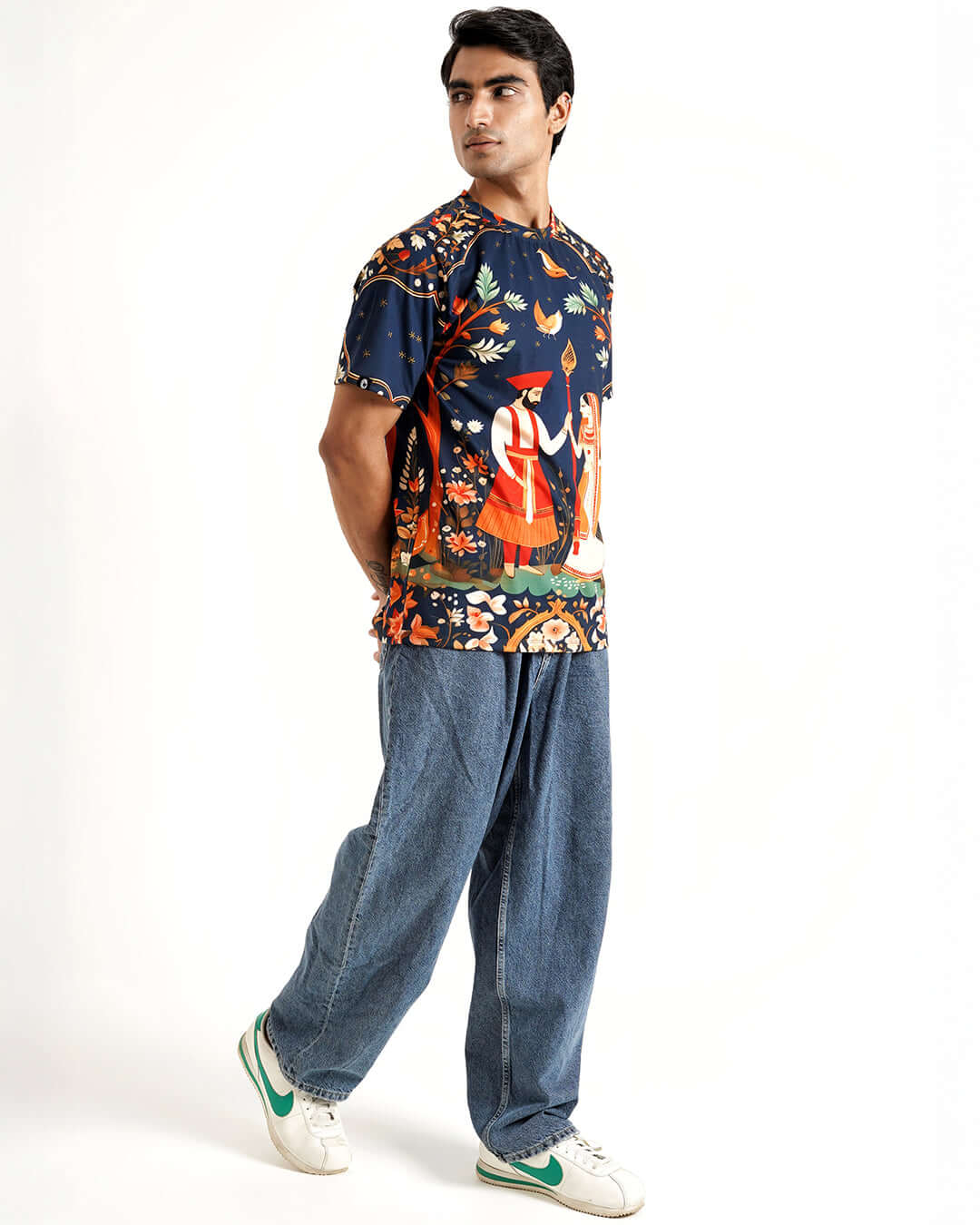 Royal Union Printed Tee – Bold Cotton Graphic T-Shirt