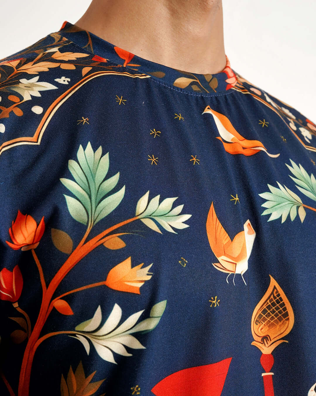 Royal Union Printed Tee – Bold Cotton Graphic T-Shirt