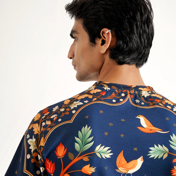 Royal Union Printed Tee – Bold Cotton Graphic T-Shirt