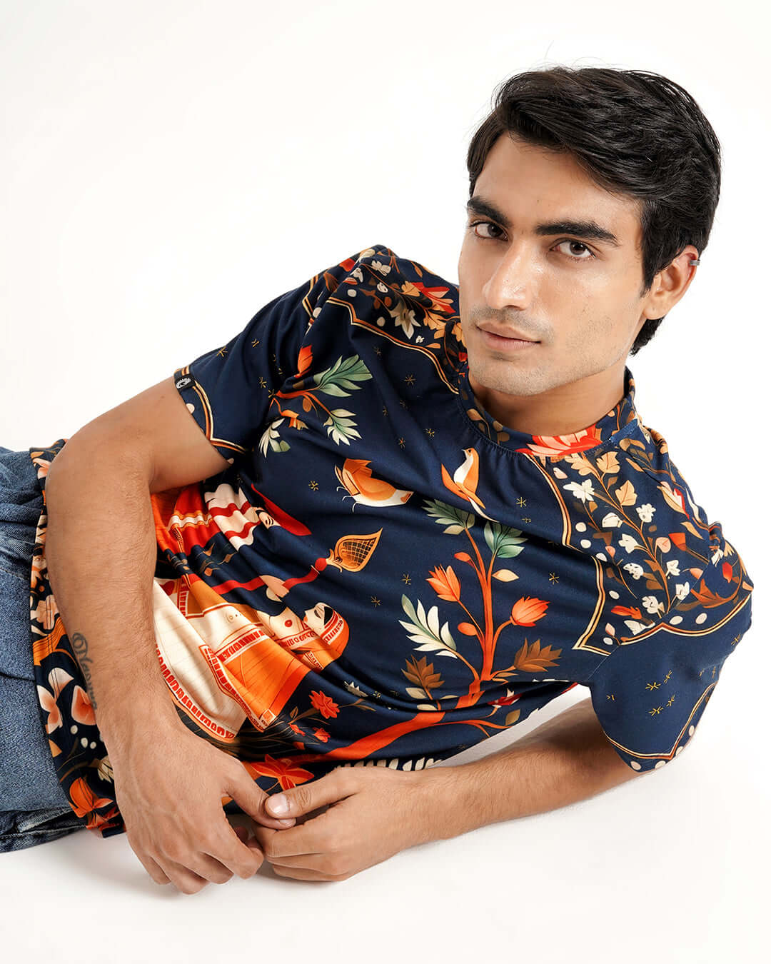 Royal Union Printed Tee – Bold Cotton Graphic T-Shirt