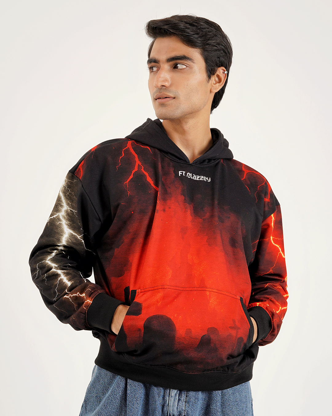 Kalyug Graphic Hoodie – Inferno Streetwear Print