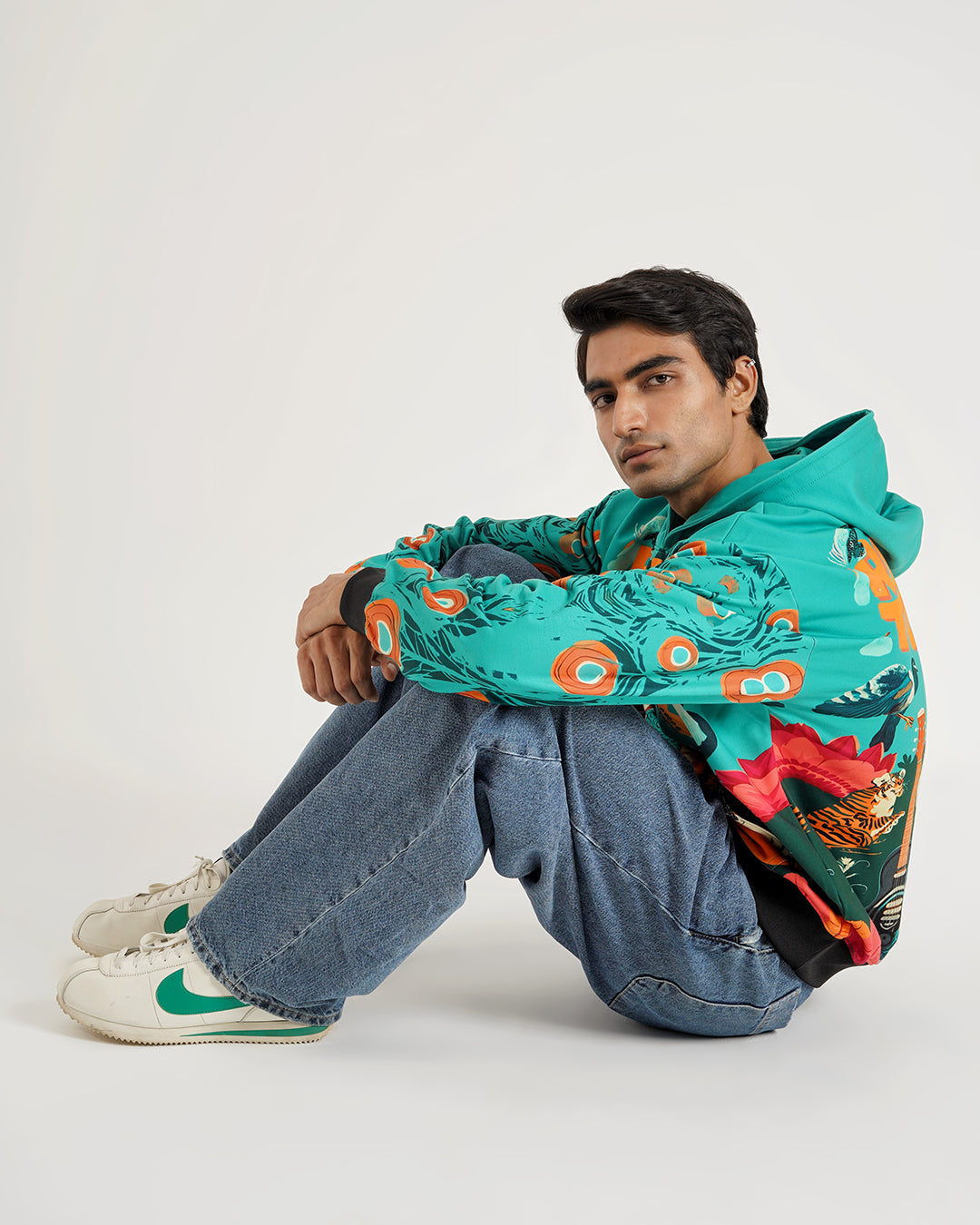 Reunion Tour Graphic Hoodie - Teal Groove Nation All-Over Print