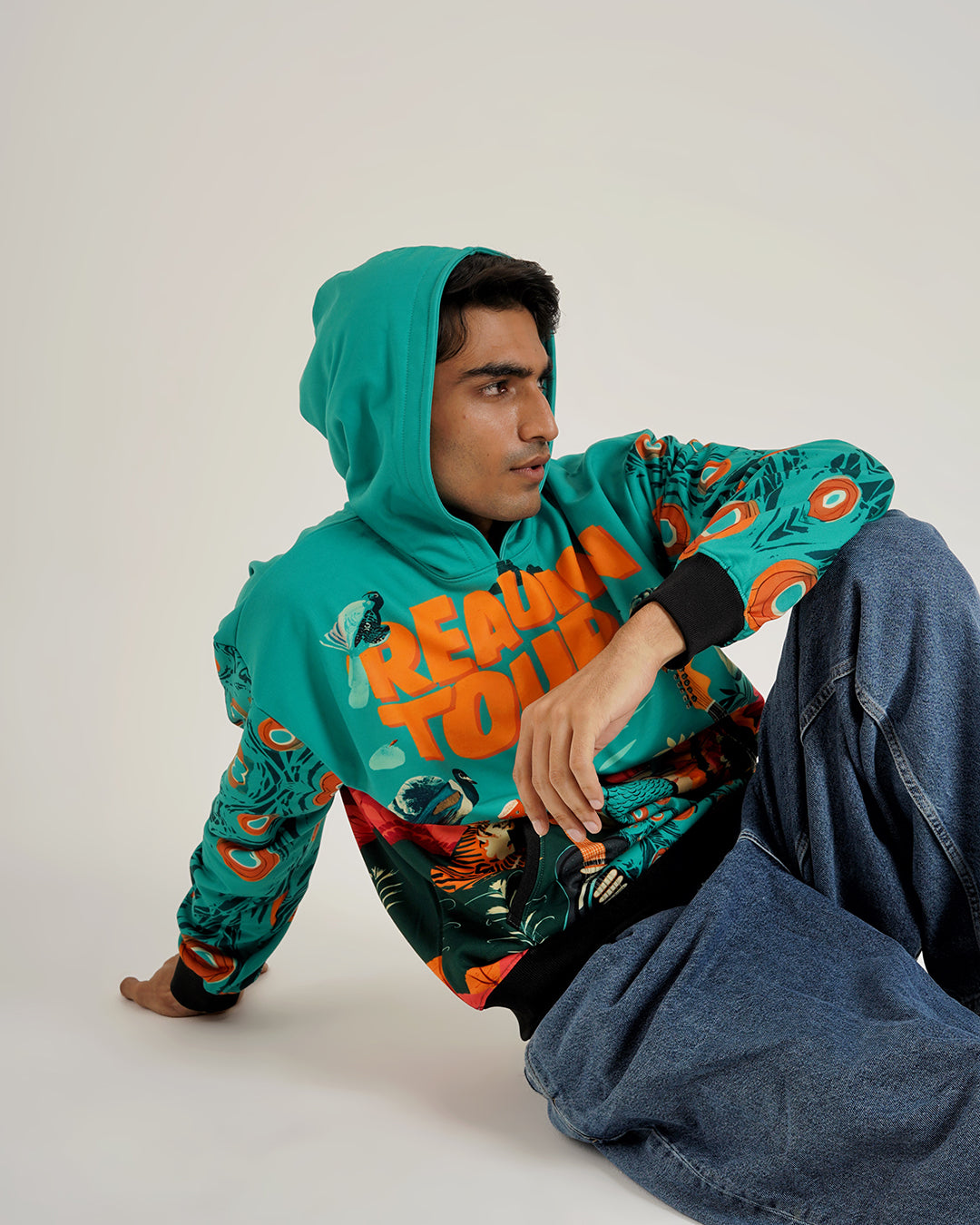 Reunion Tour Graphic Hoodie - Teal Groove Nation All-Over Print