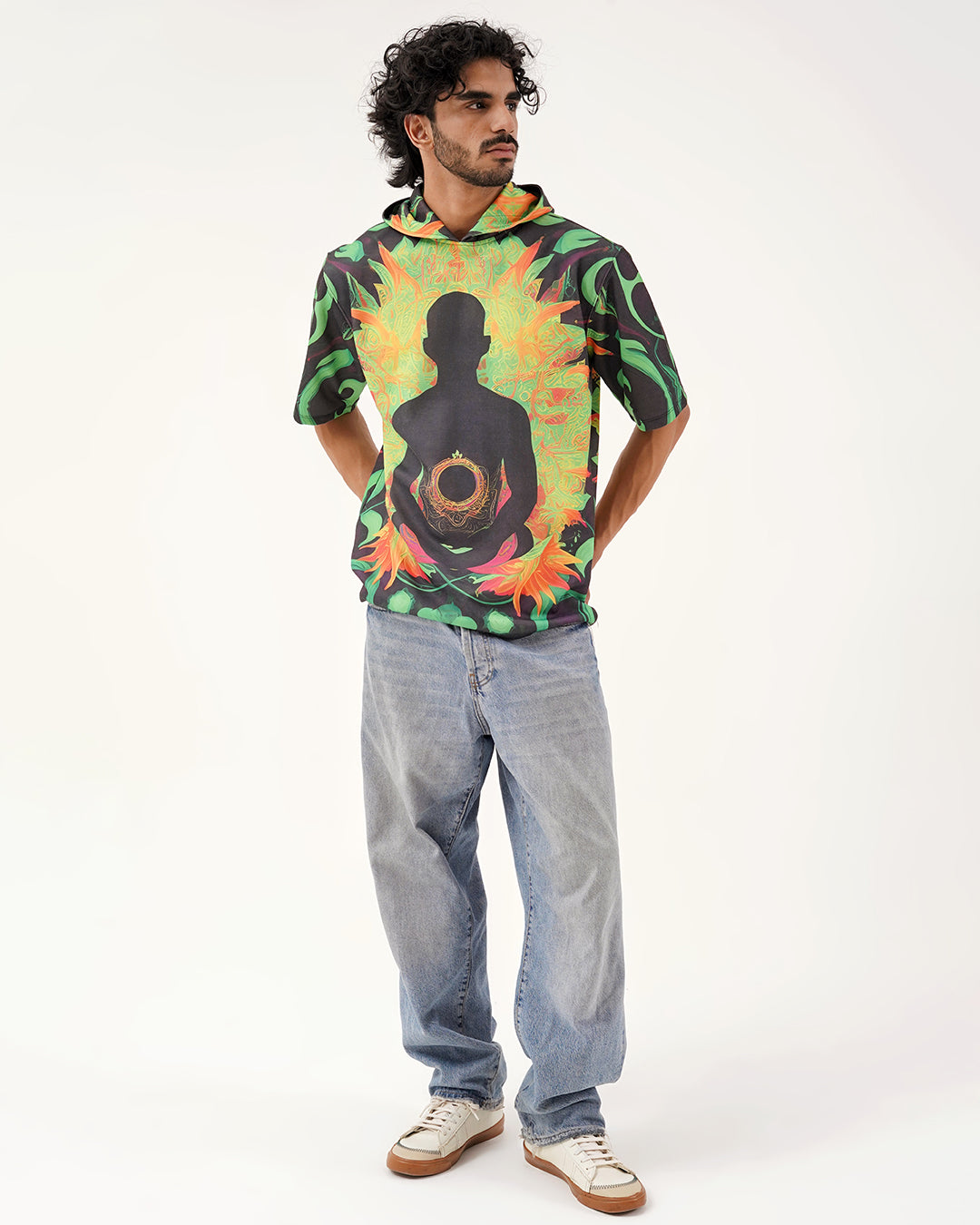 Meditate Mode: ON Oversized Hoodie