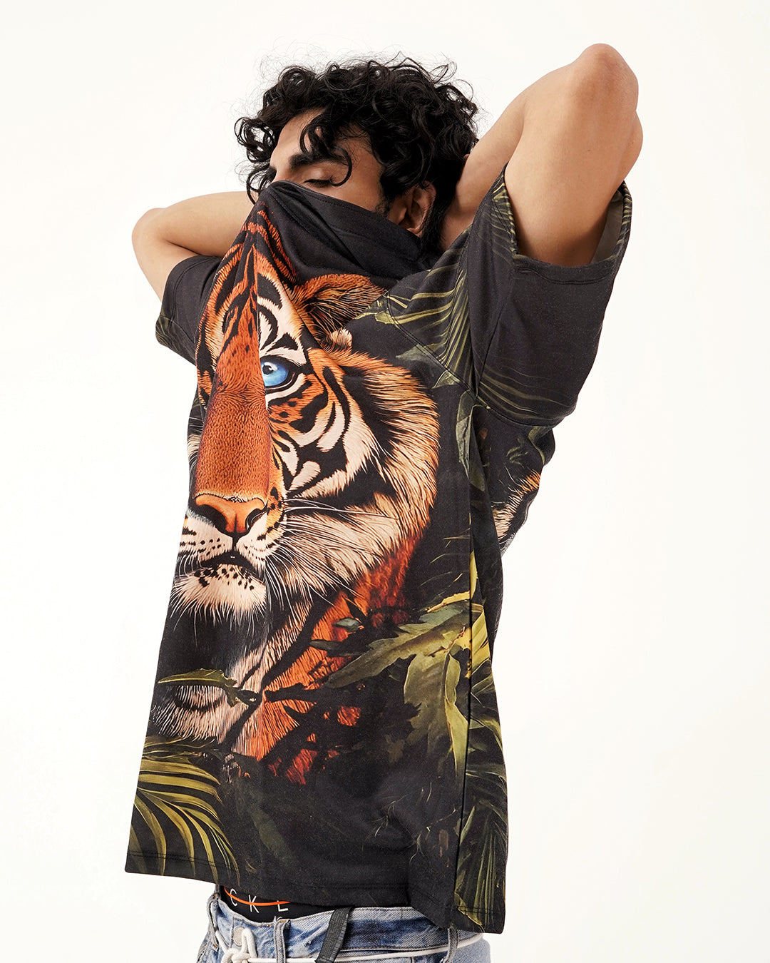 Jungle Eyes Oversized Hoodie